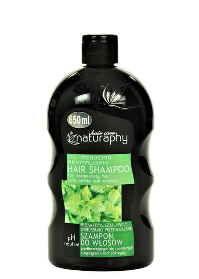 Naturaphy, rewitalizujący szampon do włosów z wyciągiem z liści pokrzywy, 650 ml Blux Cosmetics