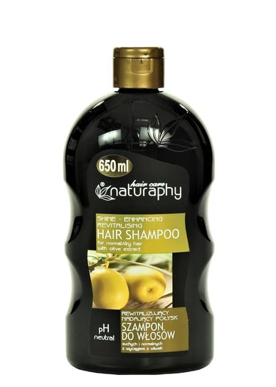 Naturaphy, rewitalizujący szampon z wyciągiem z oliwek, 650 ml Blux Cosmetics