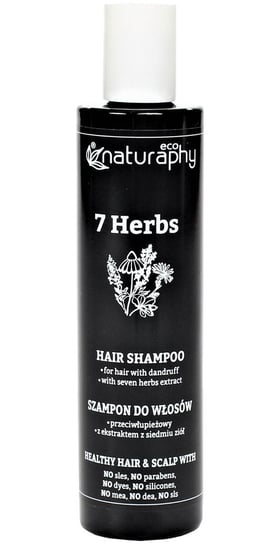 Naturaphy, szampon do włosów z ekstraktem z 7 ziół, 250 ml Blux Cosmetics
