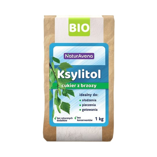 NaturAvena Ksylitol z brzozy bez sztucznych dodatków 1 kg Naturavena