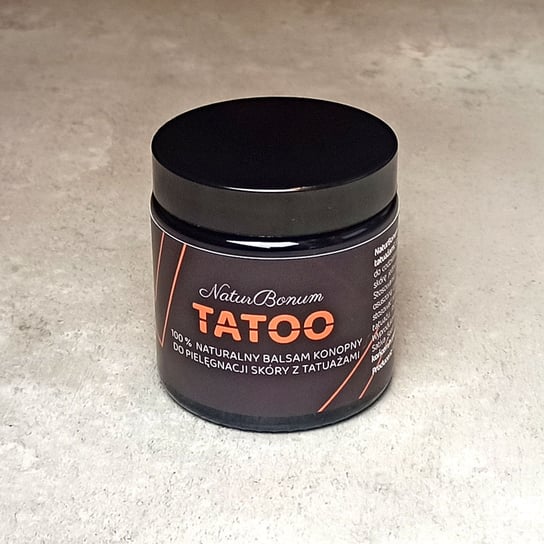 NaturBonum, Tatoo, Naturalny balsam konopny do pielęgnacji skóry z tatuażami NaturBonum