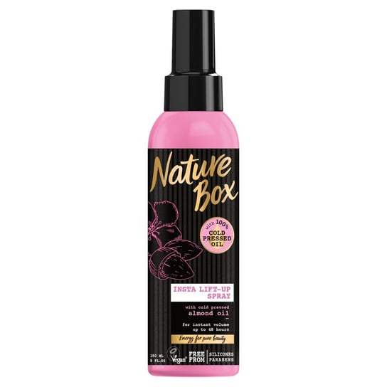 Nature Box, Almond Oil, spray do włosów nadający objętość, 150 ml Nature Box
