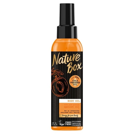 Nature Box, Apricot Oil, olejek do ciała odżywczy, 150 ml Nature Box