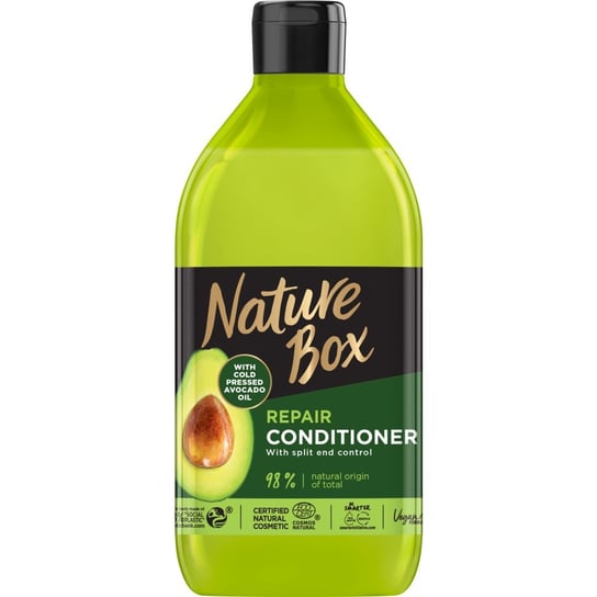 Nature Box, Avocado Oil, odżywka do włosów odbudowująca, 385 ml Nature Box