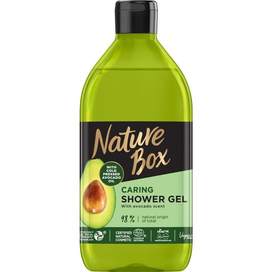 Nature Box, Avocado Oil, żel pod prysznic pielęgnujący, 385 ml Nature Box