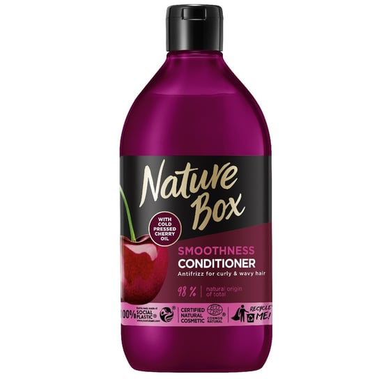 Nature Box Cherry odżywka wygładzająca włosy do włosów nieposłusznych i puszących się 385 ml Inna marka