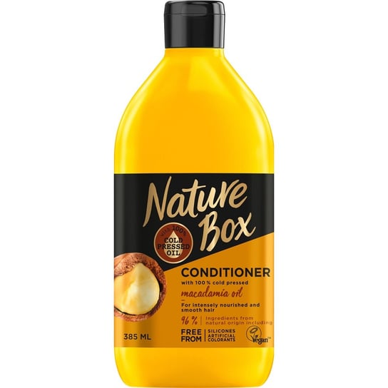 Nature Box, Macadamia Oil, odżywka do włosów, 385 ml Nature Box