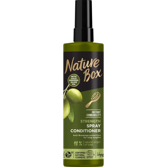 Nature Box Olive oil ekspresowa odżywka do włosów w sprayu z olejem z oliwki 200ml Nature Box