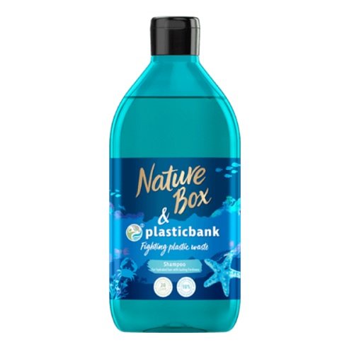 Nature Box, Plasticbank, szampon do włosów, 385 ml Nature Box