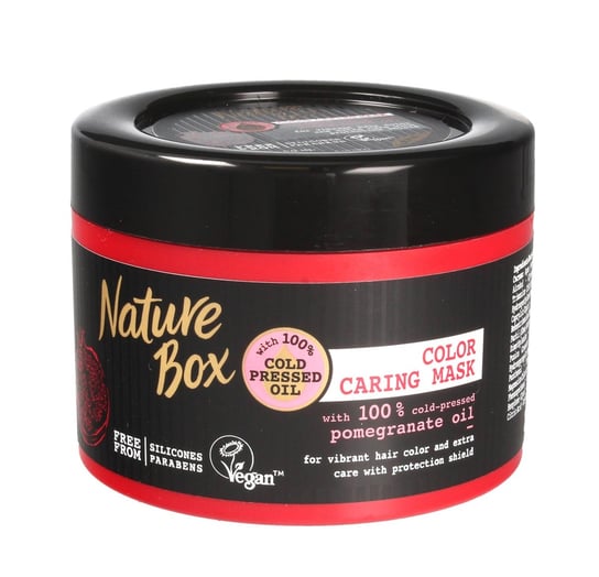 Nature Box, Pomegranate Oil, maska do włosów chroniąca kolor, 200 ml Nature Box
