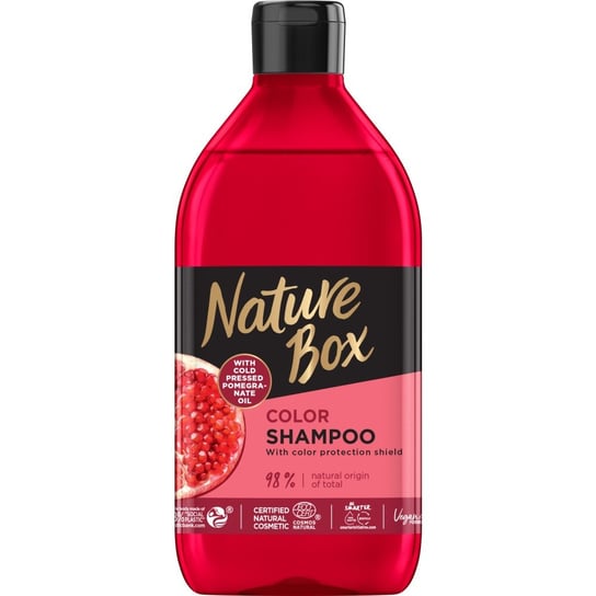 Nature Box, Pomegranate Oil, szampon do włosów chroniący kolor, 385 ml Nature Box