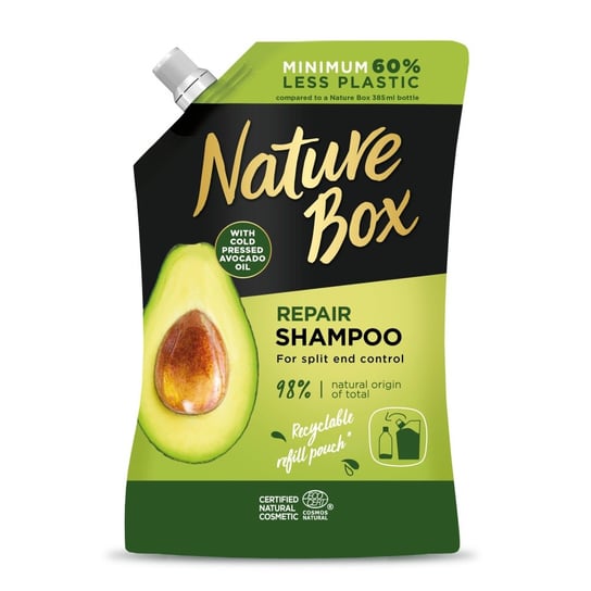 Nature Box Repair shampoo szampon do włosów avocado oil 500ml refill 500ml Nature Box