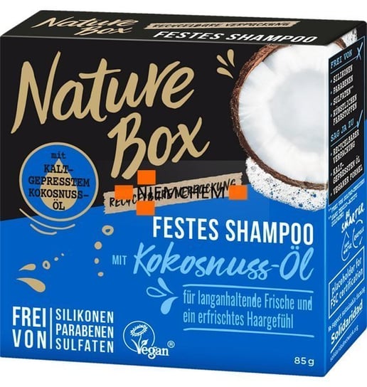Nature Box Szampon do Włosów Kokosnuss-Ol Kostka 85g DE Nature Box