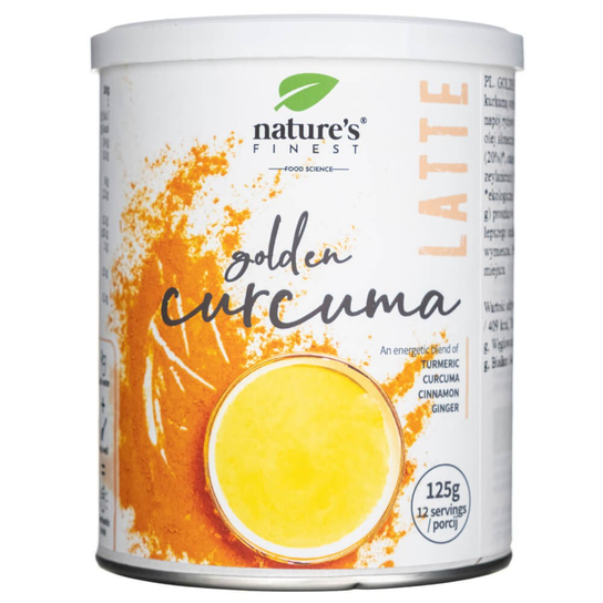 Golden Curcuma Latte Nature's Finest - Poudre 125 G - Neuf