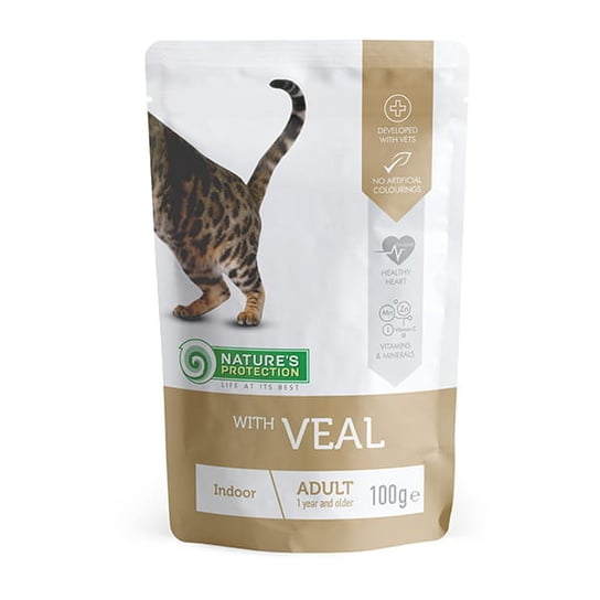 Nature's Protection Adult Veal Indoor 100g Nature's Protection