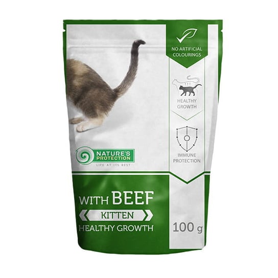 Nature's Protection Kitten "Healthy growth" Beef 100g Nature's Protection