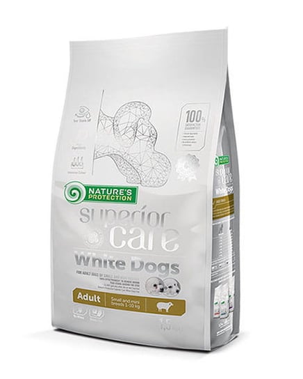 Nature's Protection Superior Care White Dogs Adult Small Breeds with Lamb 10 kg Nature's Protection