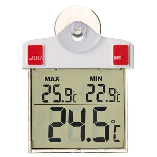 Nature Termometr elektroniczny zaokienny, 13 x 10 x 3 cm, 6080078 NATURE