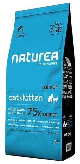 Naturea Cat & Kitten Łosoś 100g NATUREA