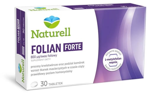 Naturell Folian Forte 30 Tabl. USP Zdrowie
