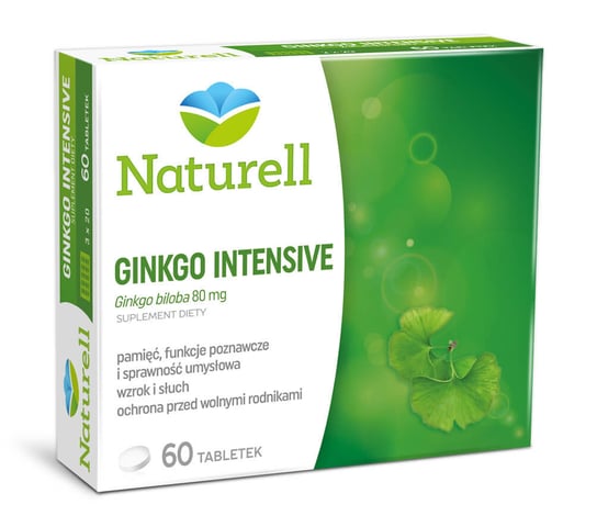 Naturell, Ginkgo Intensive, Suplement diety, 60 tab. Naturell