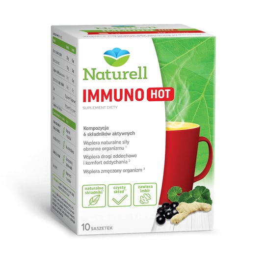 Naturell Immuno Hot, suplement diety, 10 saszetek USP Zdrowie