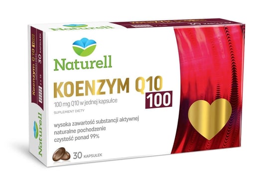 Naturell Koenzym Q10 100 mg, suplement diety, 30 kapsułek Naturell
