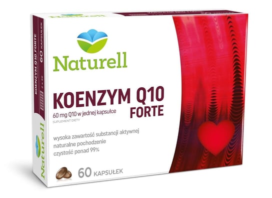 Naturell, Koenzym Q10 Forte, suplement diety, 60 kapsułek Naturell