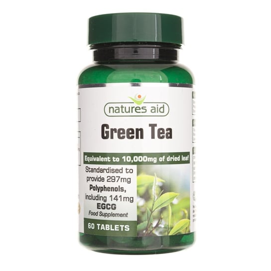 Natures Aid, Green Tea 10 000 mg, Suplement diety, 60 tab. Natures Aid