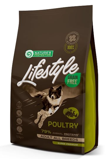 NATURES PROTECTION Lifestyle Poultry Adult All Breeds 1,5kg Nature's Protection