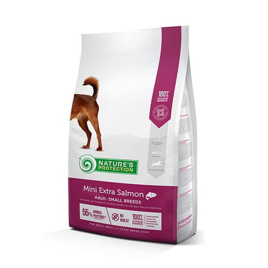 Natures Protection Mini Breeds Extra Salmon 2kg NATURES PROTECTION