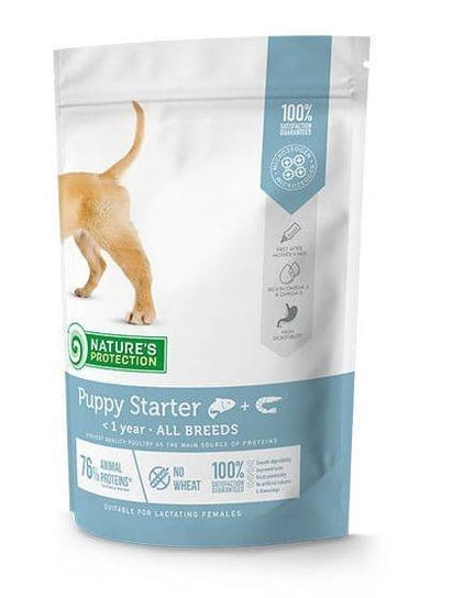 NATURES PROTECTION Puppy Starter Salmon with Krill All Breeds 500g Nature's Protection