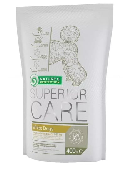 NATURES PROTECTION SUPERIOR CARE WHITE DOGS ADULT 400g NATURES PROTECTION