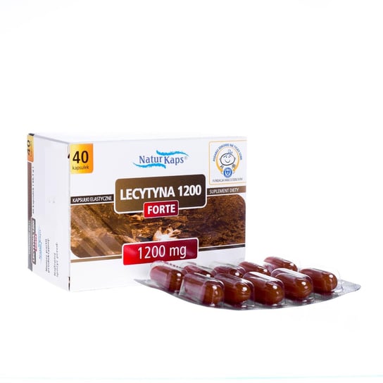 Naturkaps Lecytyna 1200 mg Forte, 40 kapsułek Suplement diety Hasco-Lek