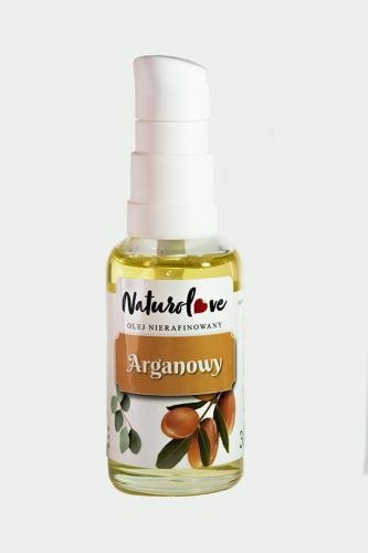 Naturolove, Olej Arganowy Nierafinowany 30ml Naturolove By Wzorcownia Kosmetyków