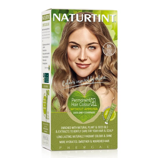 Naturtint, naturalna farba do włosów Pszeniczny Blond 8N, 170 ml NATURTINT