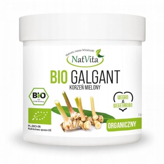 NatVita Bio Galgant korzeń mielony 100 g NatVita