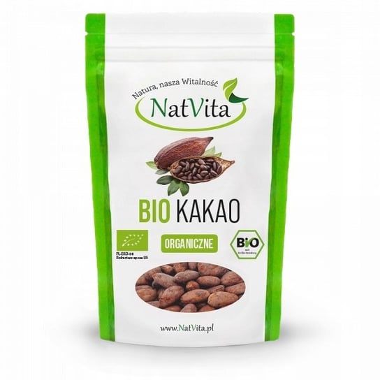 NatVita Bio Kakao Criollo całe ziarna 250 g NatVita