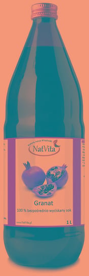NatVita, granat sok organiczny, 1000 ml NatVita