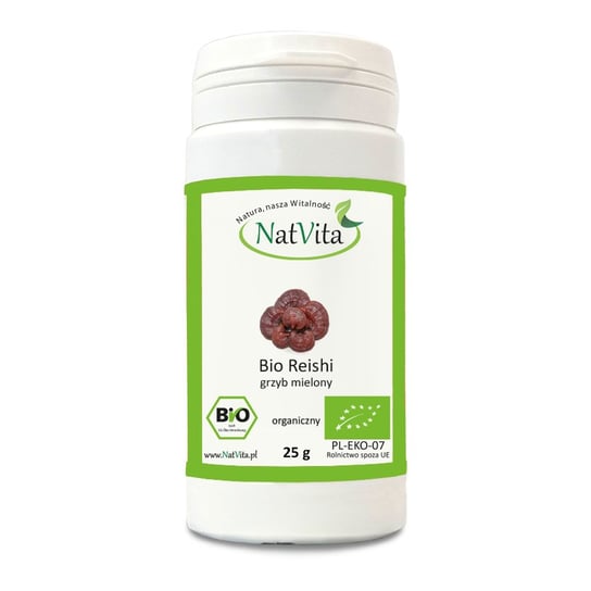 NatVita, Reishi grzyby mielone, 25 g NatVita