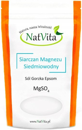 NatVita, Sól Epsom siarczan magnezu 7-wodny, 2,3 kg NatVita