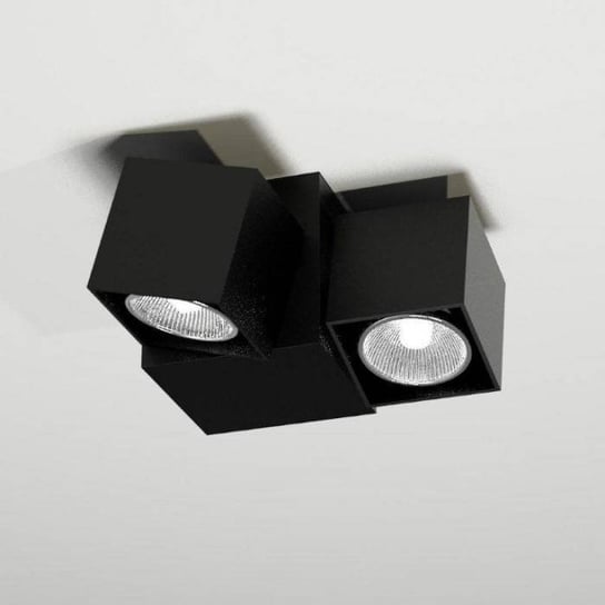 Natynkowa LAMPA sufitowa BIZEN 2211 Shilo metalowa OPRAWA reflektorowa kostki czarne Shilo