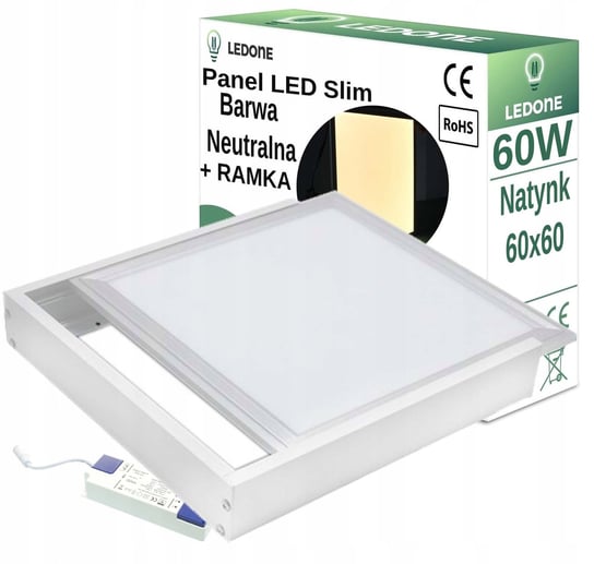 NATYNKOWA OPRAWA PANEL LED 60x60 60W NATYNKOWY 2BA LED-ONE