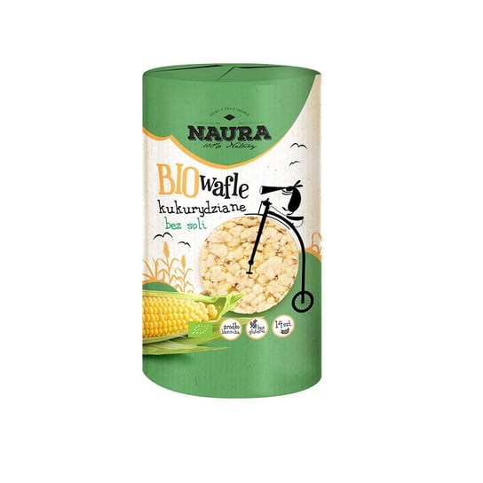 Naura Wafle kukurydziane bez soli BIO 100 g Naura