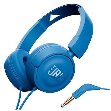 Nauszne słuchawki z mikrofonem JBL - Niebieskie. Jbl