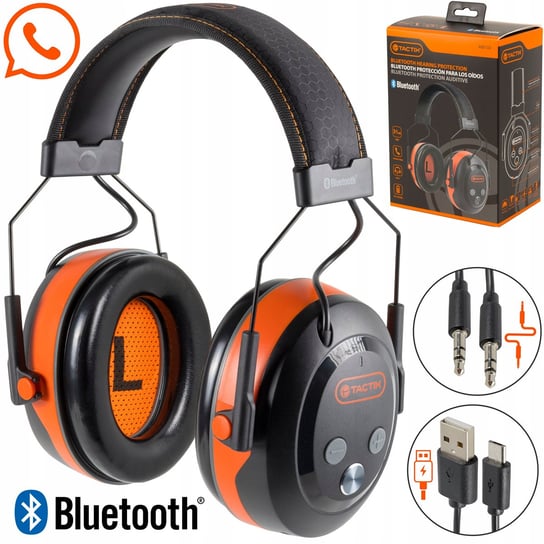 Nauszniki Słuchawki Ochronne Bluetooth Tactix Inna marka