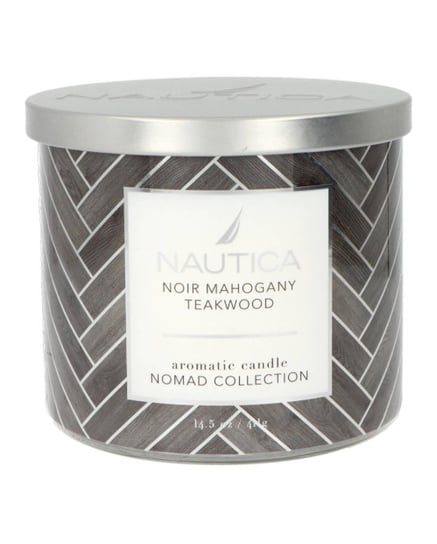 Nautica Nomad Collection Noir  Mahogany Teakwood Candle 411G Nautica