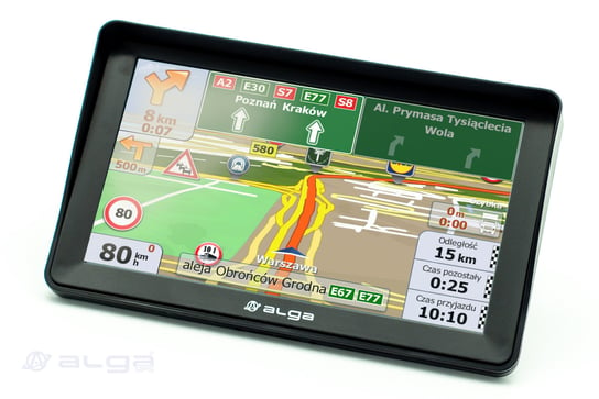 Nawigacja GPS ALGA A7 16GB dla aut Ciężarowych, TIR Alga
