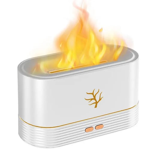 Nawilżacz Powietrza z efektem płomienia dyfuzor LED 1,5W biały AG743A Aptel