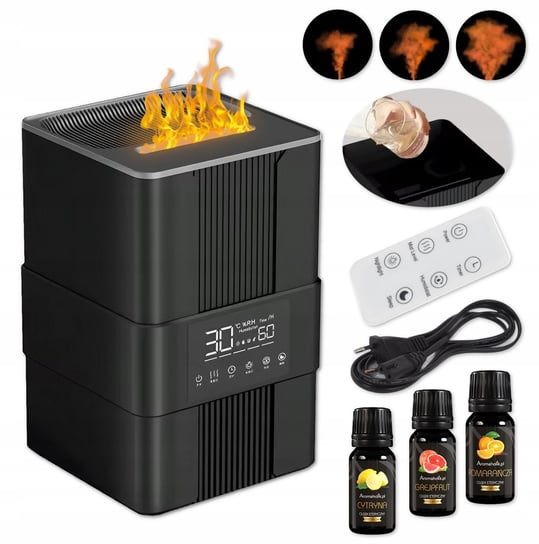 Nawilżacz Ultradźwiękowy - Dyfuzor Do Olejków Eterycznych Led Aromaholik